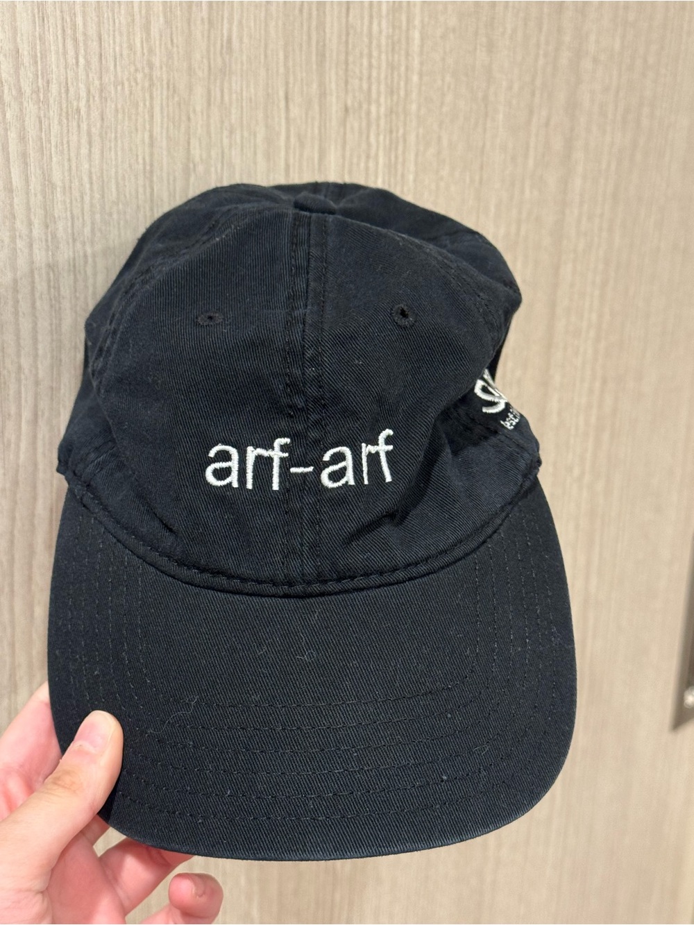 Best Friends Save them All Arf-Arf Embroidered Black Baseball Cap